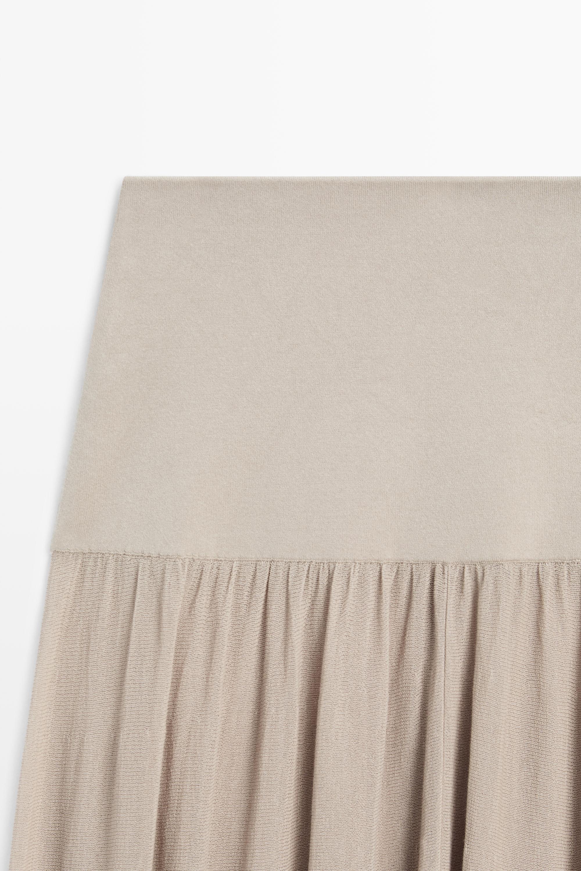 Sarouel trousers with wide waistband